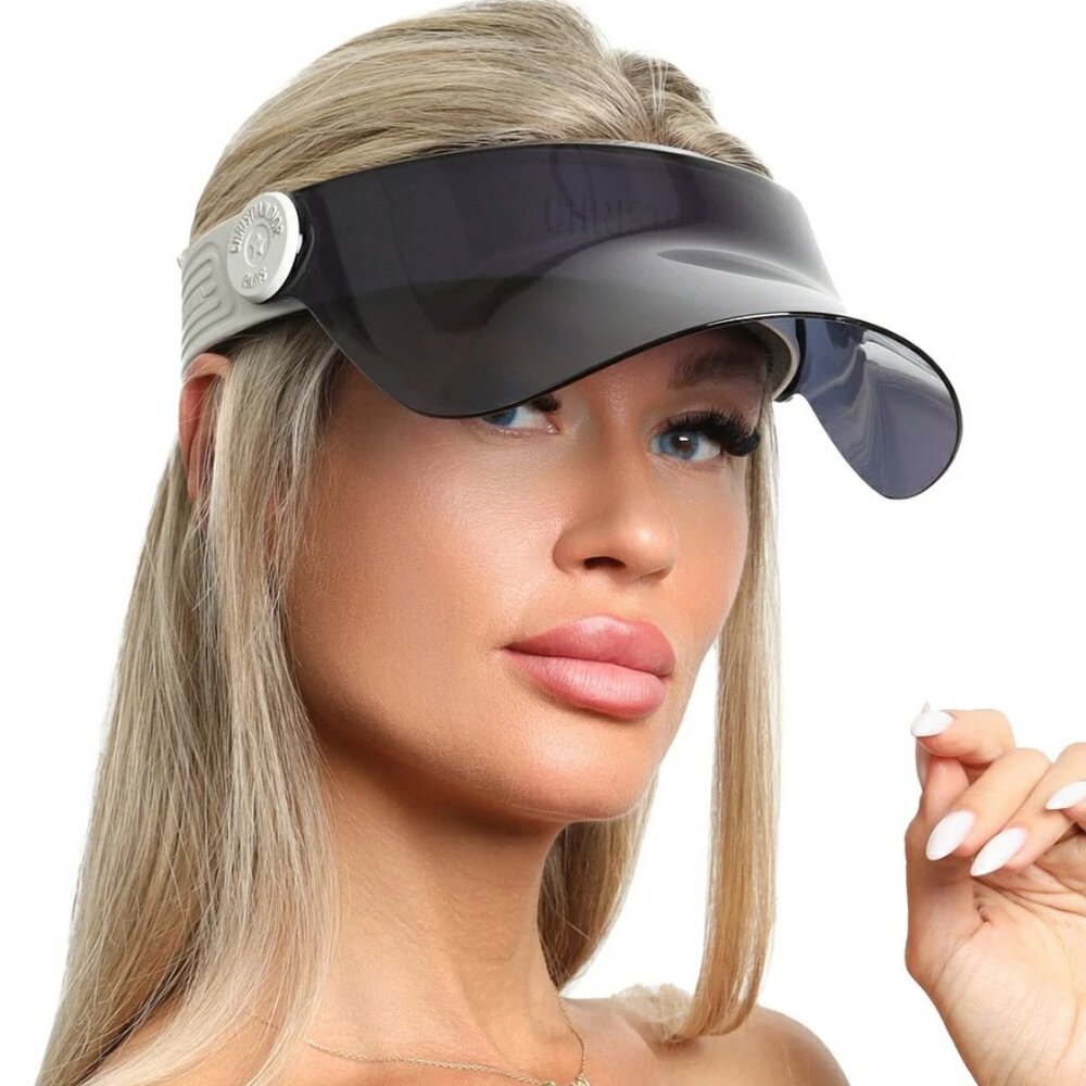NEW DIOR VISOR SUNGLASSES DIORPACIFIC V1U 96B BLACK/WHITE WOMEN EYEWEAR DIOR